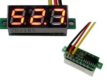 Digitální panelové měřidlo napětí 0 - 100V LED