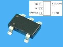 TL431 SMD Referenční obvod 2,45V SO-23-5