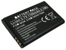 Náhradní akumulátor Li-Ion 3,6V 1100mAh BL-5C