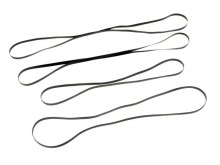 Sada plochých řemenů pro gramofony - 4 kusy