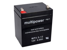 Olověný akumulátor 12V 4,5Ah MP4.5-12 Multipower