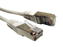 Stíněný patch kabel RJ45, 1m, SFTP CAT5e