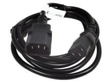 PremiumCord Napájecí prodlužovací kabel 2m s IEC 320 C13/C14