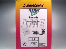 Sáčky do vysavače ROWENTA R6 - Sada 5 ks + motorový filtr