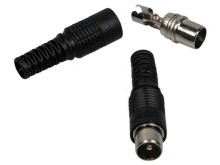 Anténní IEC konektor kabelový přímý samec