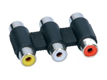 Spojka 3xCINCH - audio a video konektor