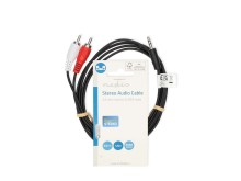 Kabel 3.5mm jack na 2xCINCH 1.5m CAGL22200BK15 Nedis