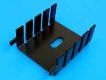 Chladič TO220 černý FK222SA220 33x25,4x12,7mm