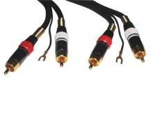 HiFi Kabel 2xCINCH / 2xCINCH 10m se zemnícím vodičem