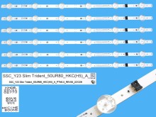 LED podsvit 544mm pro LCD TV LG 50UR80 - sada 6 kusů