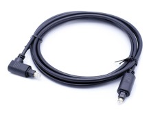 Optický kabel TOSLINK 2m s 90° ohybem