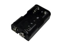 Pouzdro na baterie 2x AA s vývodem 6F22