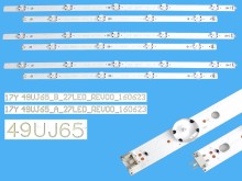 LED podsvit sada LG 49UJ65 - 6 pásků DLED TOTAL ARRAY 49CSP