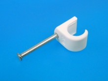 Spona zatloukací na kabel 8-12 mm typ OKC 830W FUBA - 100 ks