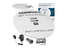 DVB-T2 Anténa MULTICHANEL s zesilovačem LTC černá