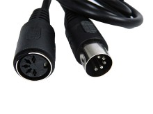 Kabel DIN 2.5m (samice/samec) - prodlužovací