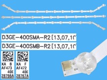 LED podsvit Samsung 40H - sada 3 pásků 760mm D-LED typu A a B