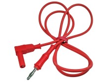 Měřicí šňůra banánek - 20A - rudá