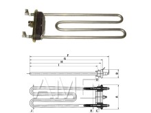 Topné těleso pračky LF420/540 pro Aspes, Fagor a Whirlpool