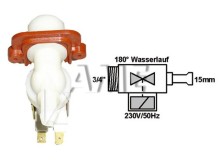 Univerzální jednocestný napouštěcí ventil 3/4" s výstupem 15mm