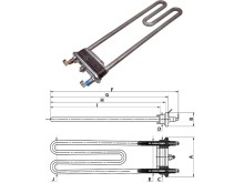 Topné těleso pračky Candy 92987213, 1950W