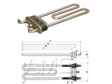 Topné těleso pračky Candy / Hoover 90457722 - originální díl