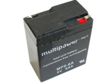 Olověný akumulátor 6V 9Ah MP9-6A Multipower