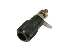 Panelová zdířka 15A D-3231 - černá