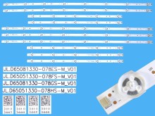 LED podsvit sada Vestel JL.D65051330-078 a JL.D65081330-078 pro 65" LCD TV