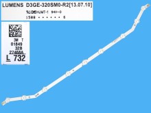 LED podsvit 585mm, 9LED - náhrada BN96-27468A / BN9627468A / D3GE-320SM0-R