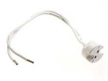 Keramická patice žárovky G4 s přívody 95 mm