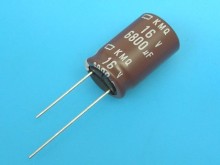 6800uF/16V 105°C Nippon KMQ Elektrolytický Kondenzátor