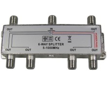 Anténní rozbočovač TV 6 výstupů 1xDC pass RO12