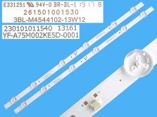 LED podsvícení pro TV 24" - sada 2 pásků 454mm s 12 D-LED