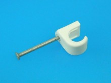 Spona zatloukací na kabel 5-7 mm typ OKC 620W FUBA - balení 100 ks