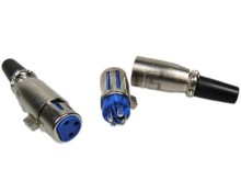 Konektor XLR 3 piny - kabelová samička