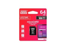 GOODRAM micro SD karta 64 GB s adaptérem Class 10