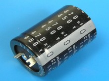 Kondenzátor elektrolytický 470uF/450V Nichicon LK