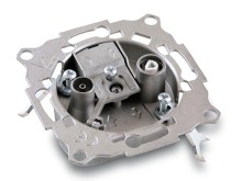 Průběžná anténní zásuvka Alcad BM-200 pro TV a FM/DAB