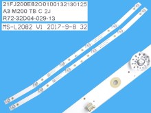 LED podsvícení pro LCD TV 32" - sada 2 pásků 578mm