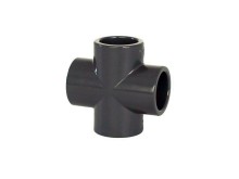 Kříž lepicí PVC D 63 - 90° pro tlakové a podtlakové rozvody