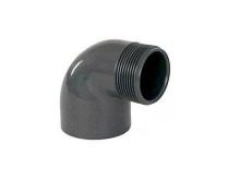Koleno 90° PVC lepení s vnějším závitem 50 mm x 1 1/2"