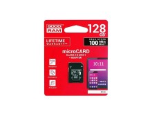 Paměťová karta micro SD 128 GB GOODRAM s adaptérem UHS-I Class 10