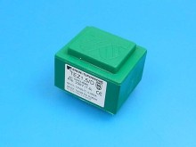 Síťový transformátor 230V / 2x12V - 1.5VA pro plošné spoje