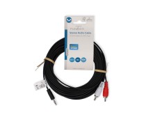 Kabel 3.5mm Jack na 2x RCA 10m CAGL22200BK100 Nedis