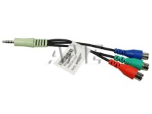 Komponentní kabel 4 pin - 3x CINCH pro LED TV Samsung