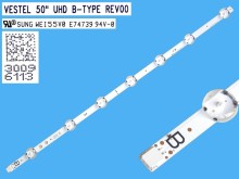LED podsvícení 454mm, 7LED pro TV Vestel 50" DRT UHD B-Type