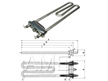 Topné těleso pračky MERLONI 1900W 230V 220mm