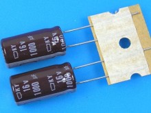 Kondenzátor elektrolytický 1000uF/16V 105°C Nippon KY - nízká impedance
