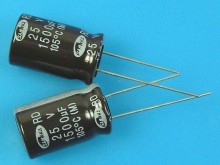 Kondenzátor elektrolytický Samwha RD 1500uF/25V - 105°C